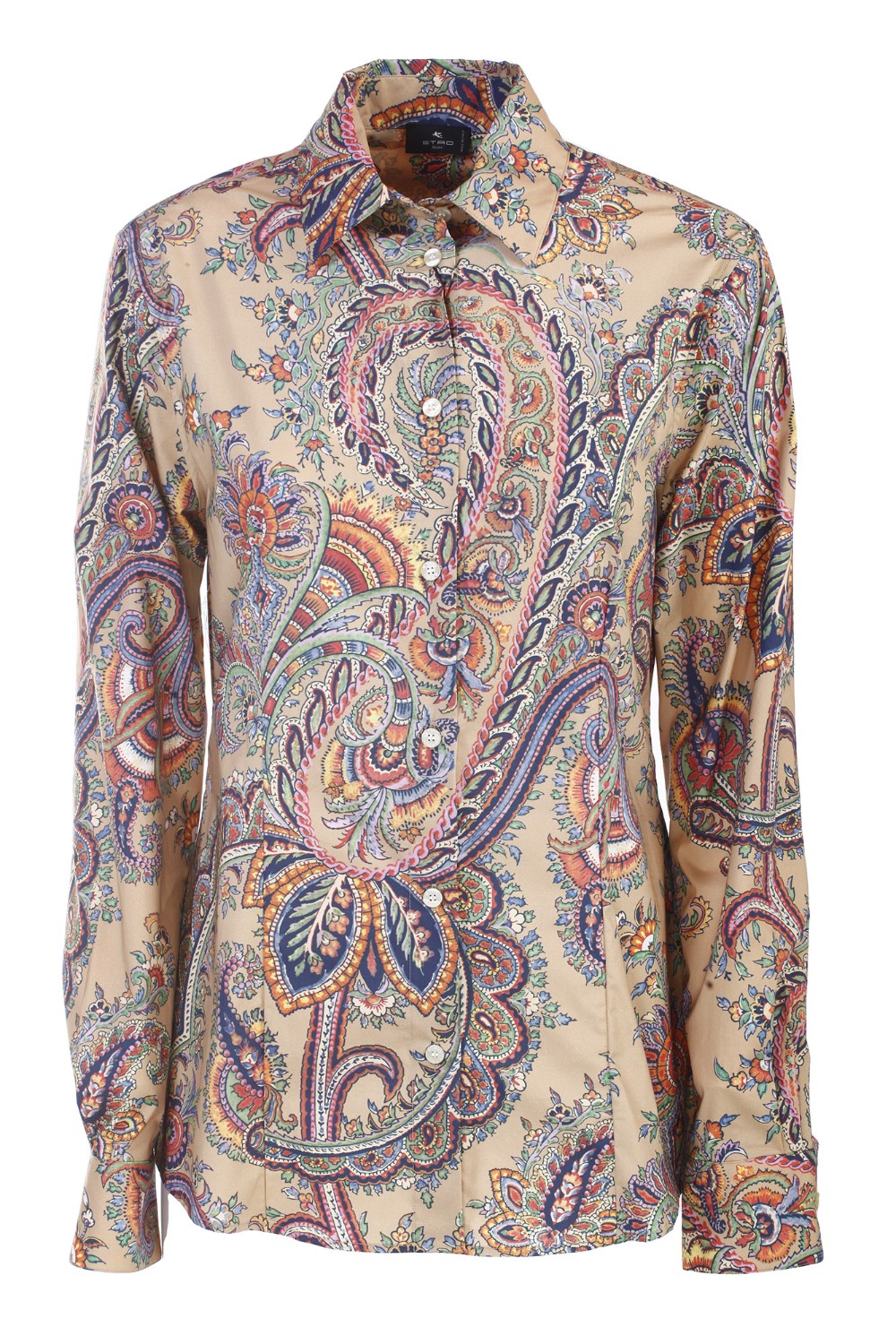 shop ETRO Saldi Camicia: Etro camicia in cotone elasticizzato impreziosita da una stampa Paisley ornamentale all over.
Maniche lunghe.
Vestibilità regular.
Colletto a punta.
Chiusura con bottoni.
Polsini con bottone singolo.
Composizione: 97% cotone 3% elastan. 
Fabbricato in Italia.. 12403 5101-0800 number 5353226